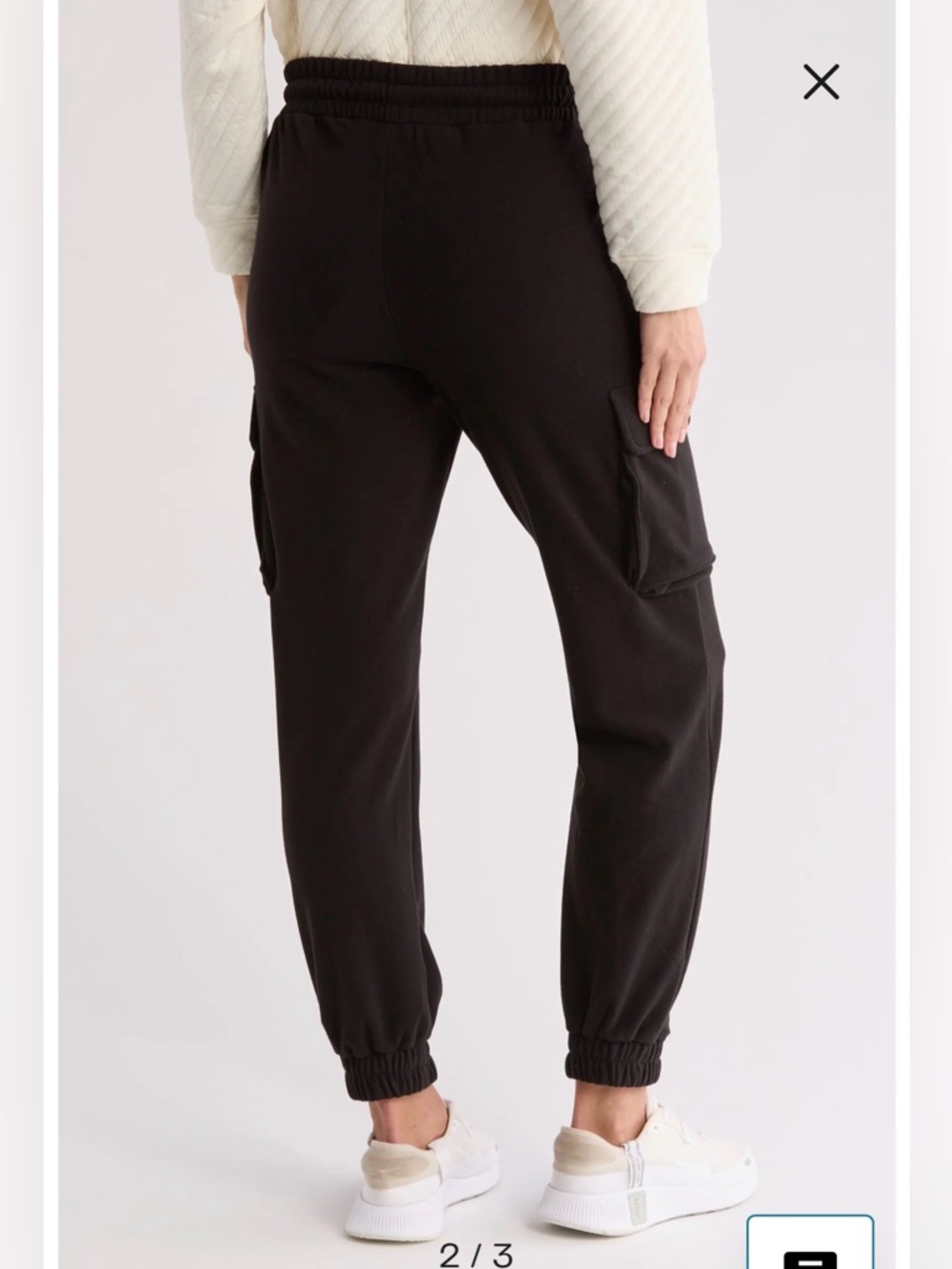 NWT- ZELLA Cozy Utility Joggers, Black, Large - Picture 2 of 13